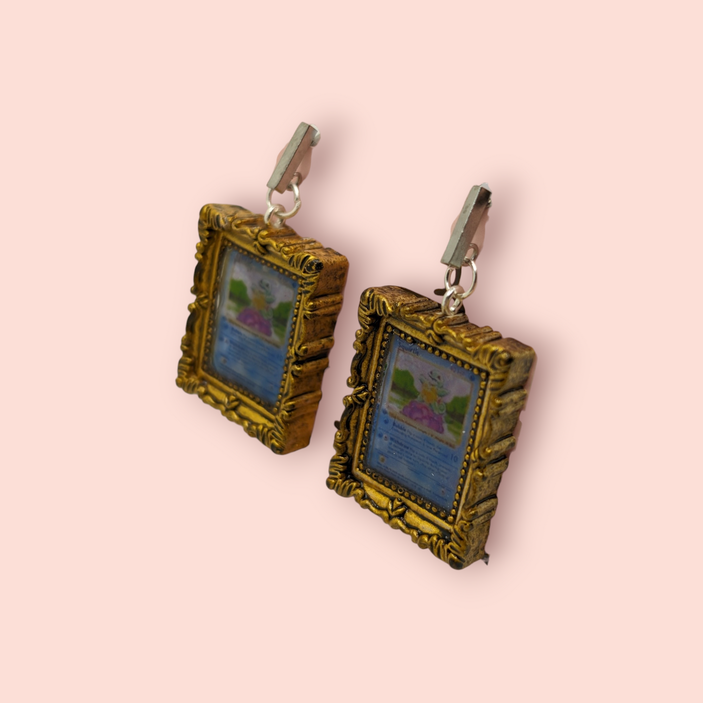 Squirtle hall of fame frame earrings