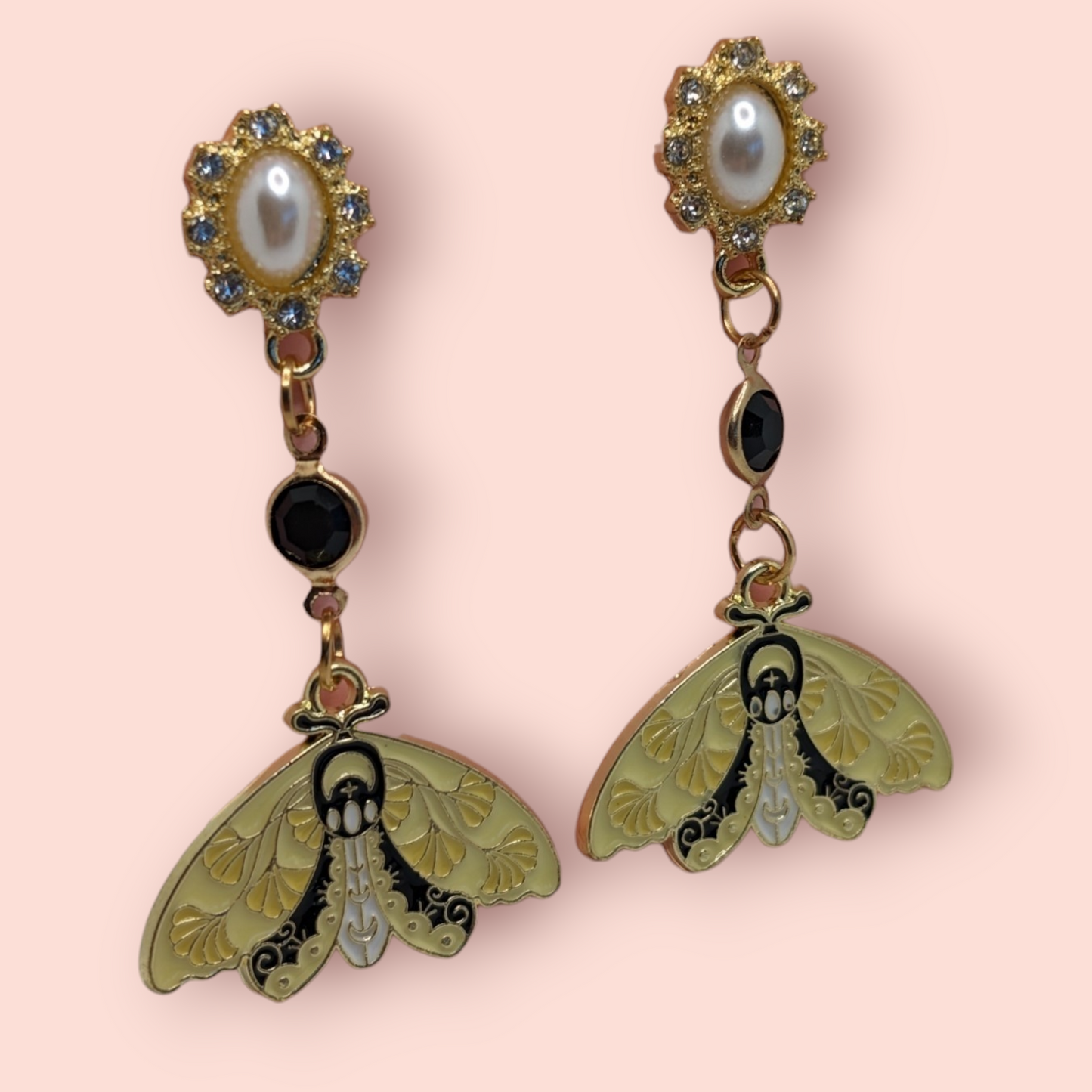 enchanting world of nature Magical Moth Earrings