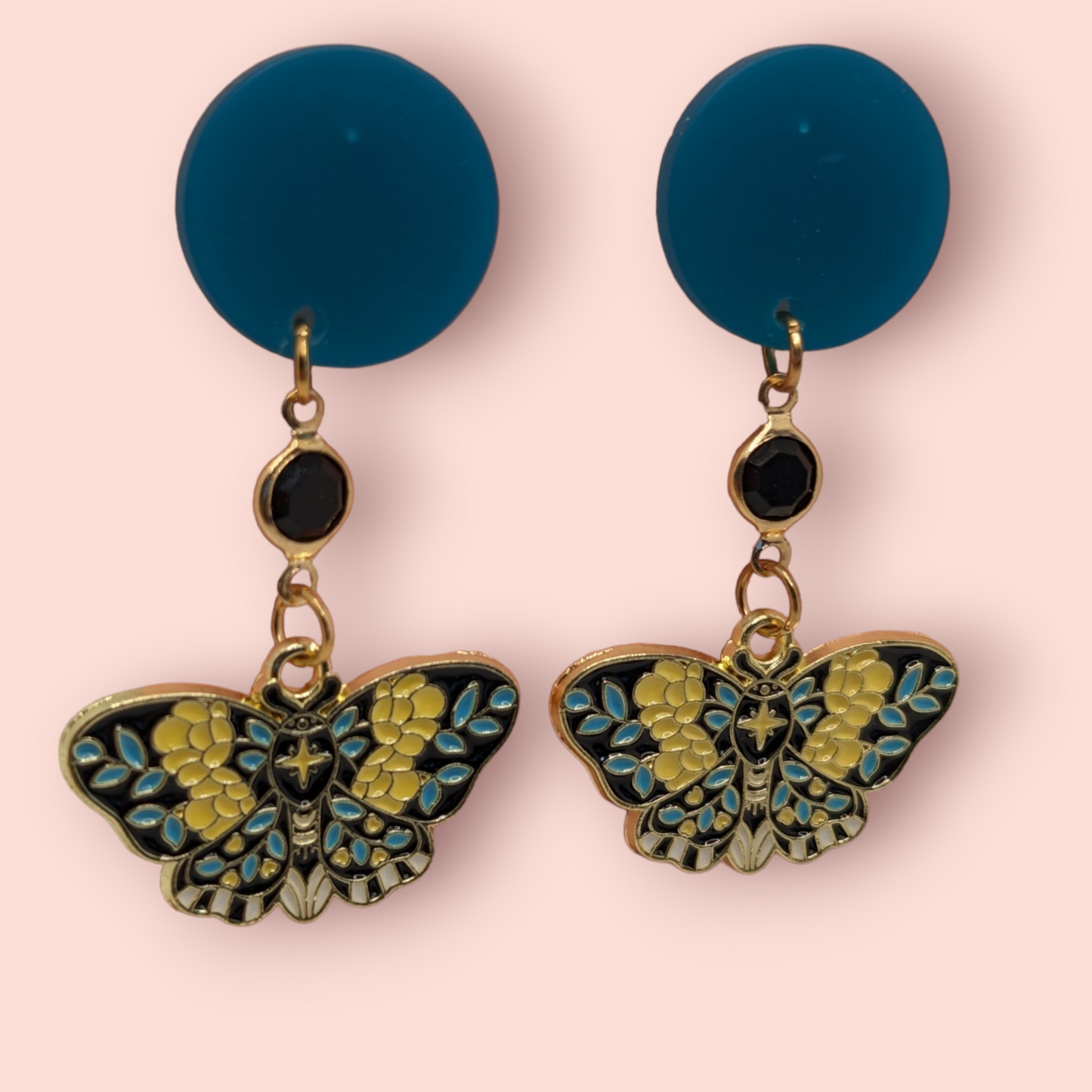 enchanting world of nature Magical Moth Earrings