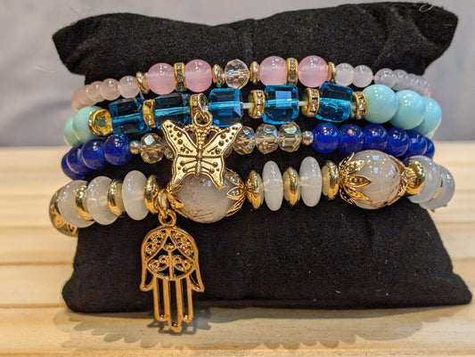 Stackems bracelet set spring summer collection : Mermaid wishes