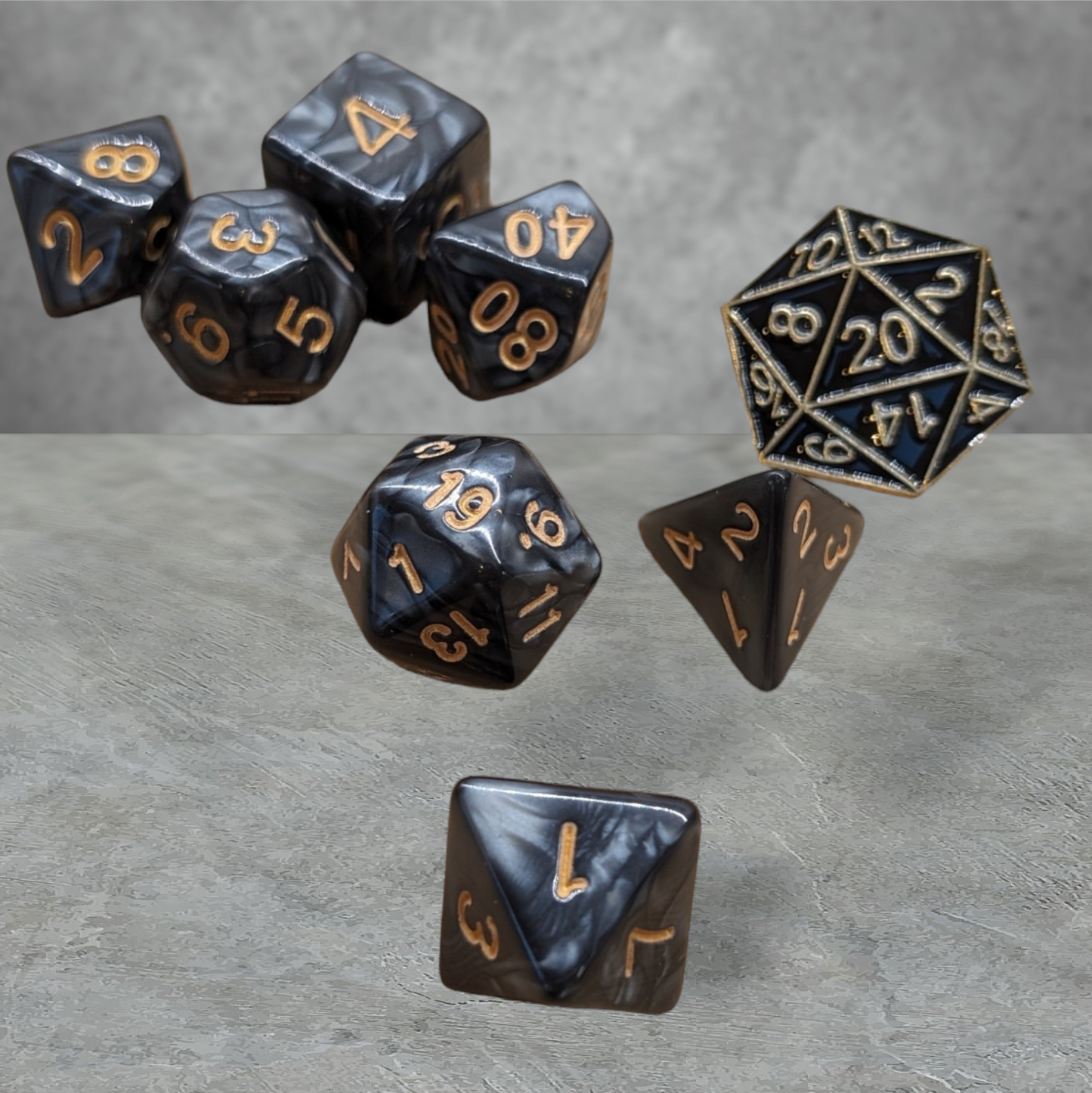 "Wassup witches" tabletop roleplay gaming dice gift set