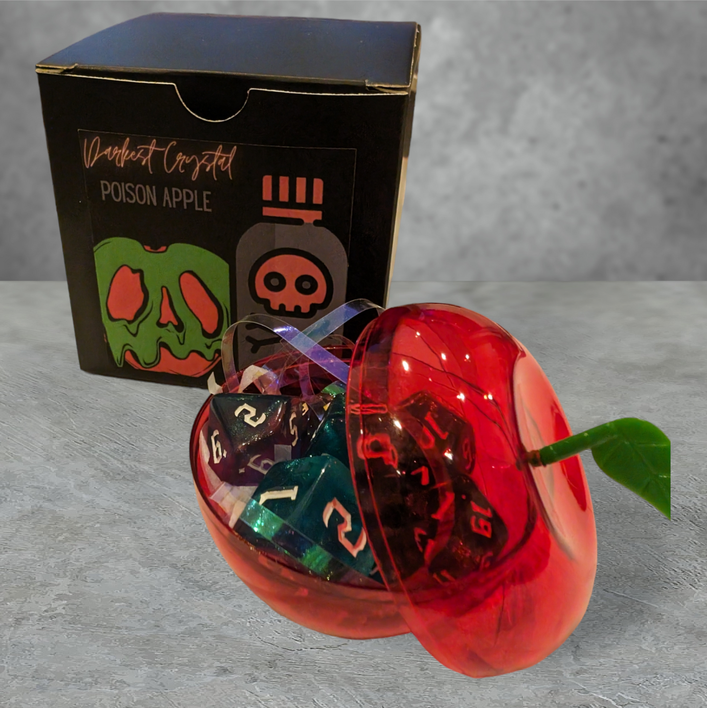 "Poison apple" roleplay tabletop gaming dice