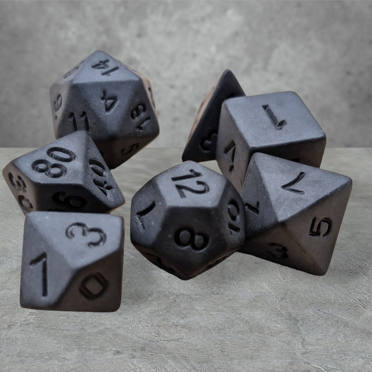 "wassup witches" themed tabletop roleplay gaming dice gift set