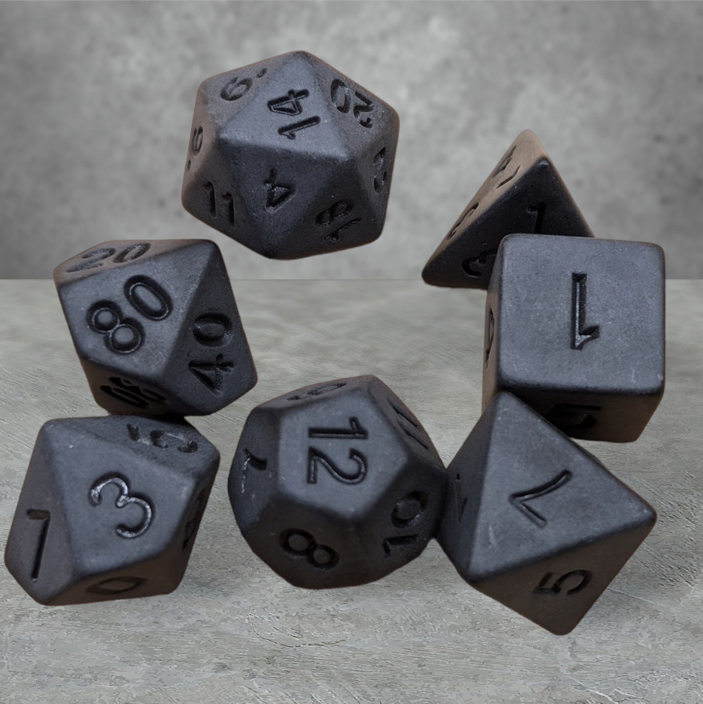 "wassup witches" themed tabletop roleplay gaming dice gift set