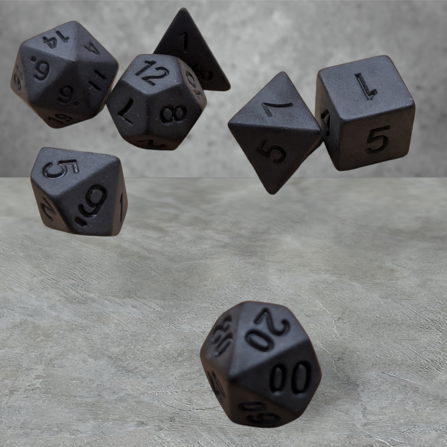 "wassup witches" themed tabletop roleplay gaming dice gift set